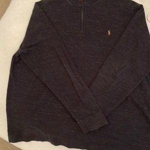 Mens Ralph Lauren half zip sweatshirt